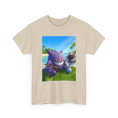 Gengar And Gastly Chilling On Beach Tee