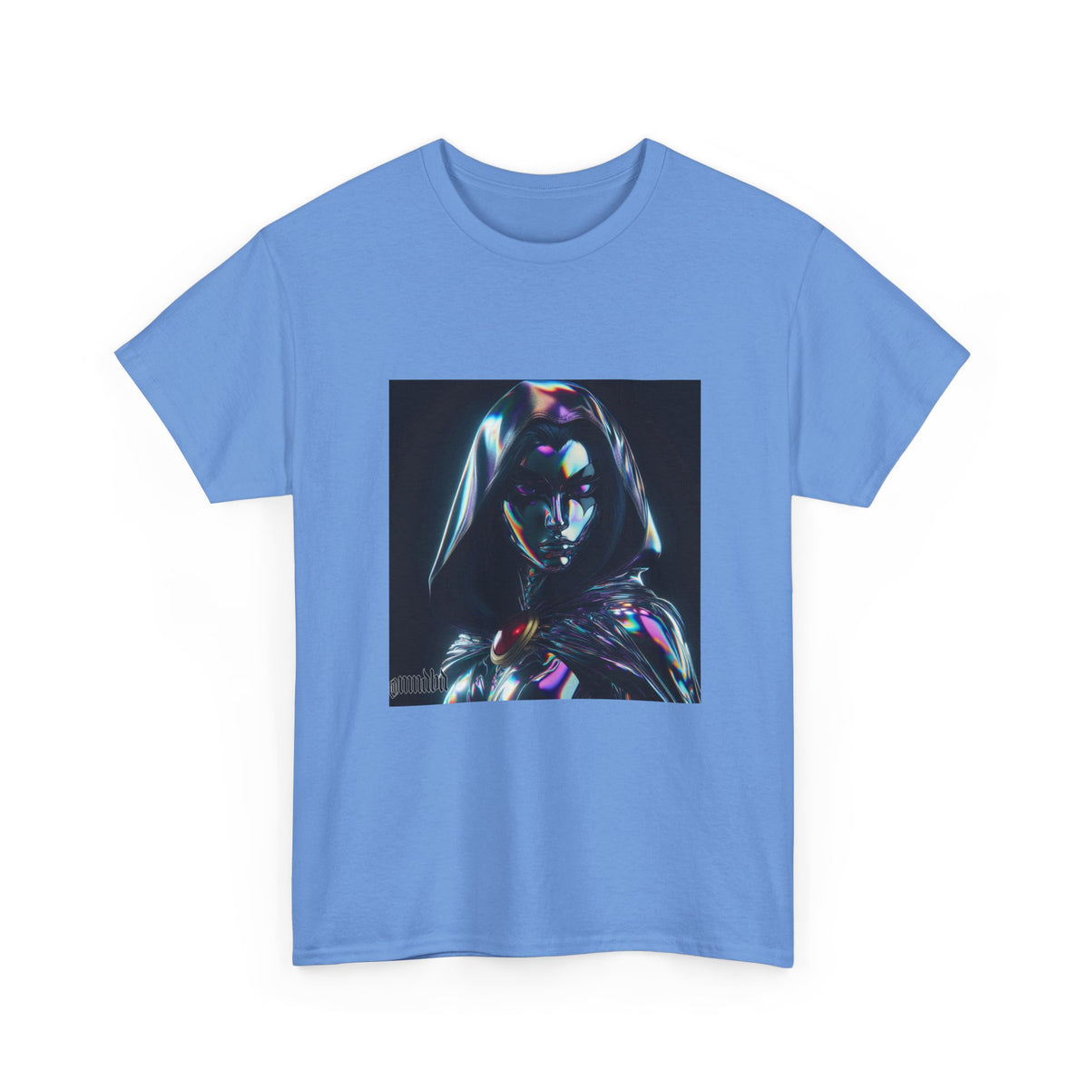 Holographic Raven Sorceress Shimmers Mysteriously