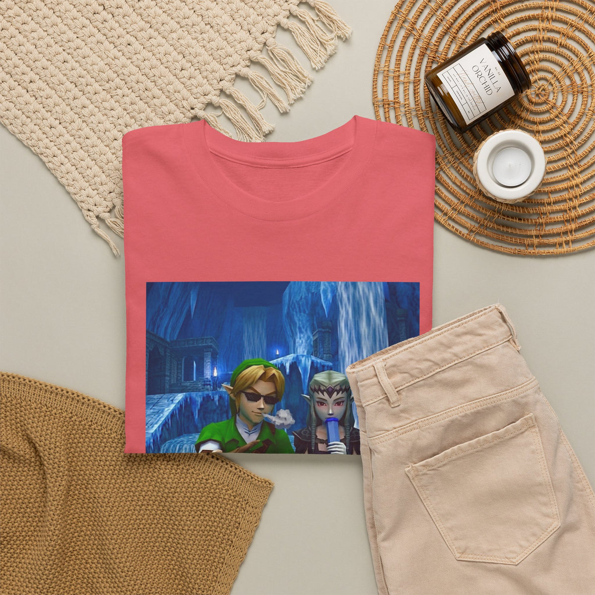 Stoner Link and Zelda Chillin' in Zora's Domain