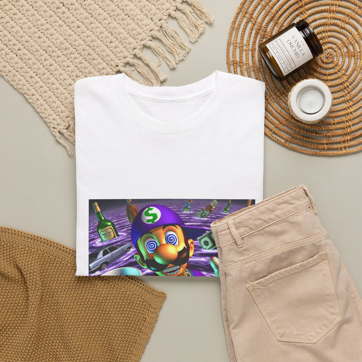 Digital Drip II Abstract Print Tee