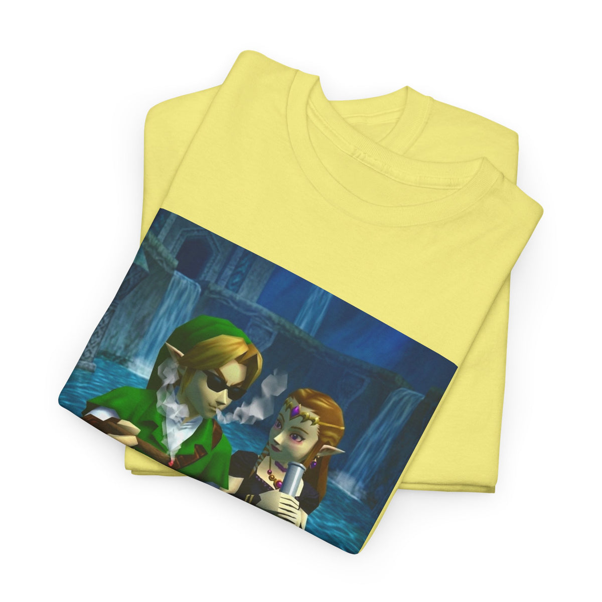Link And Zelda Chillin' By The Water