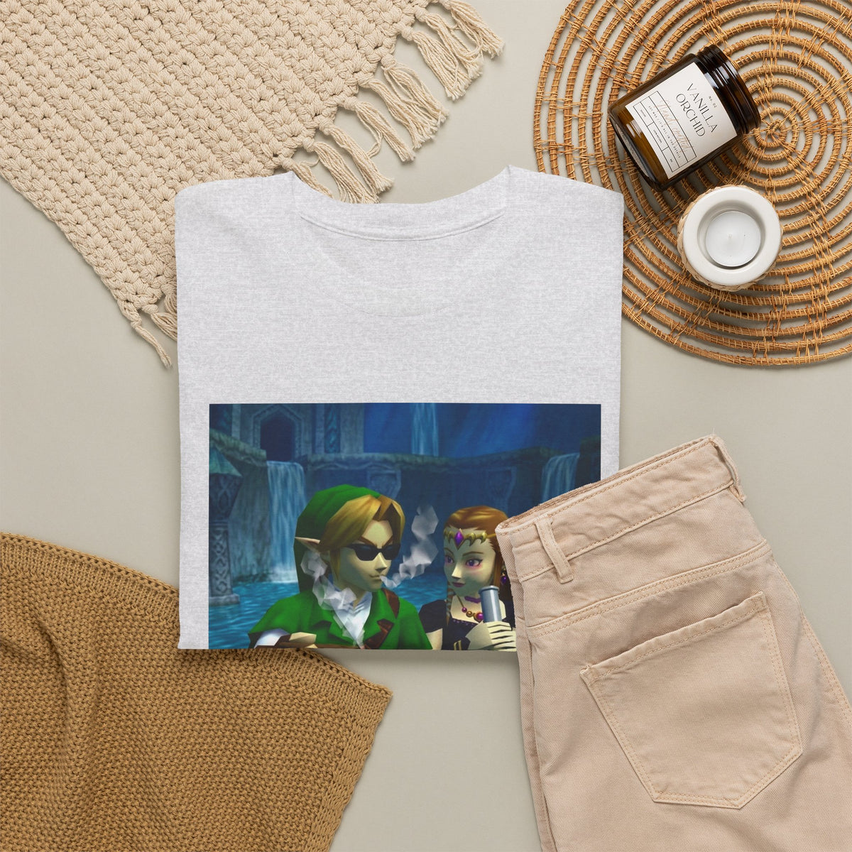 Link And Zelda Chillin' By The Water