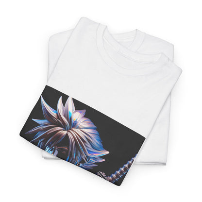 Chrome Warrior With Spiky Hair Tee