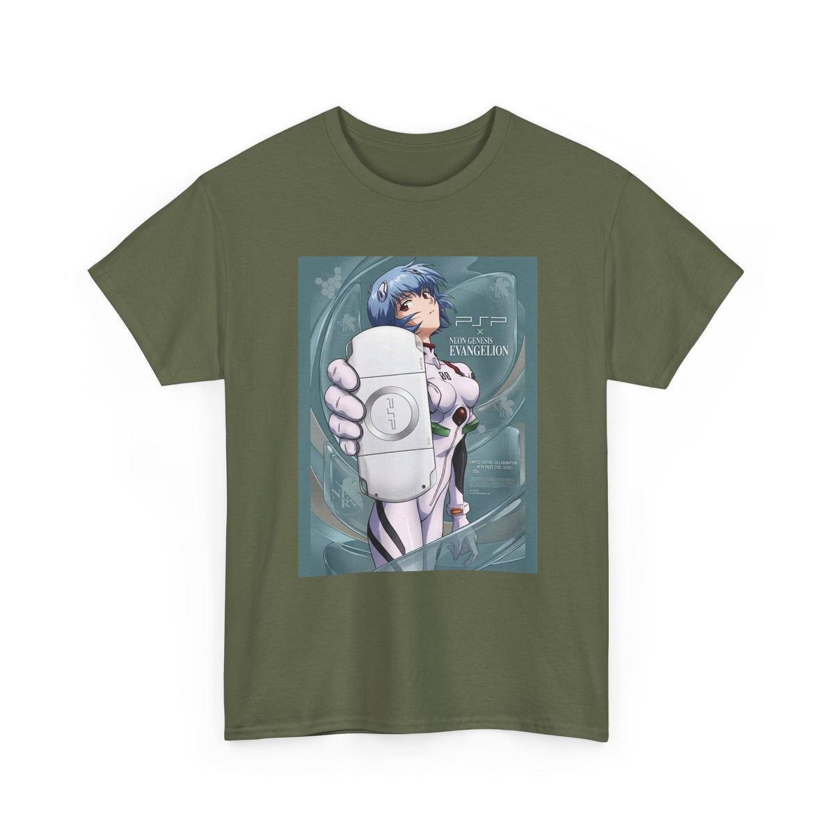 Rei Ayanami Holds PSP Console Tee