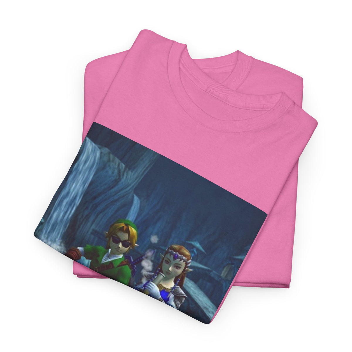 Link And Zelda Chilling With A Bong Tee