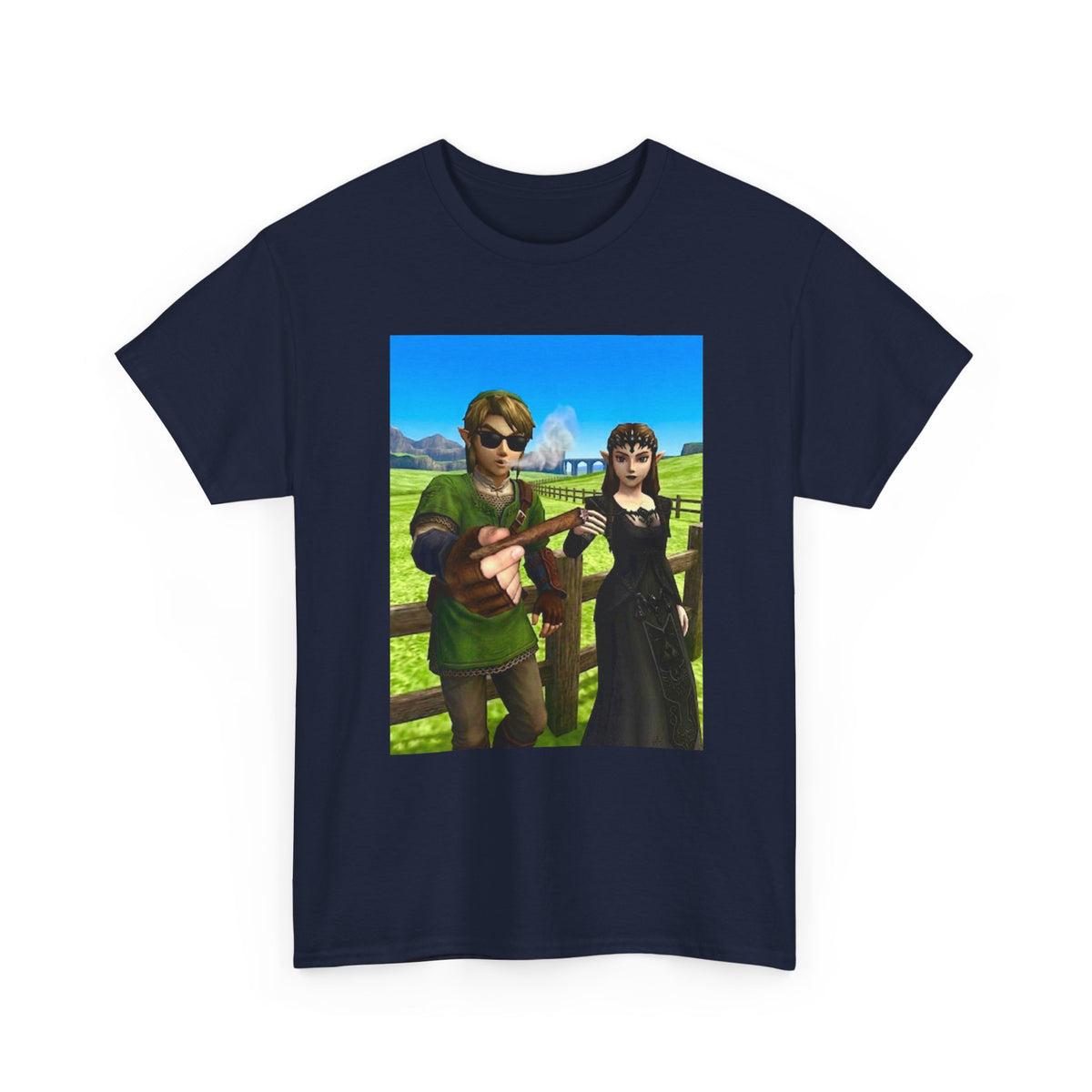 Link And Zelda Passing A Blunt Tee