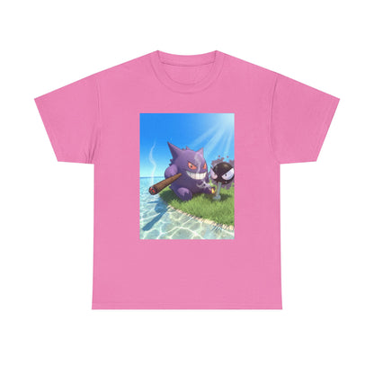 Gengar and Gastly Getting High Beachside