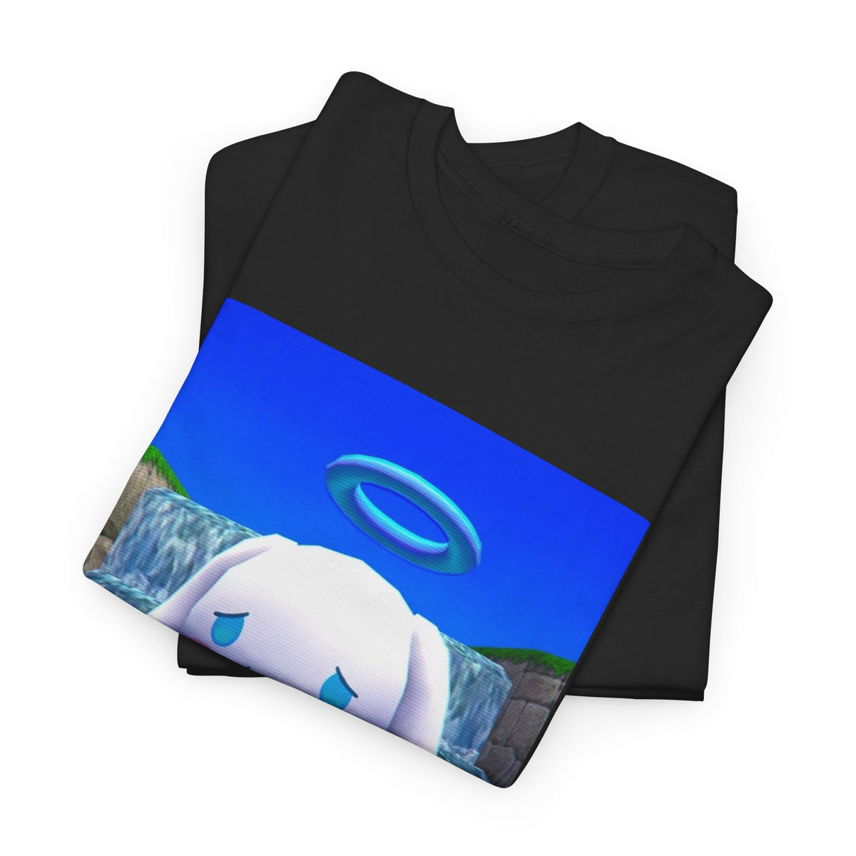 Angel Cinnamoroll Kneeling By Waterfall Tee