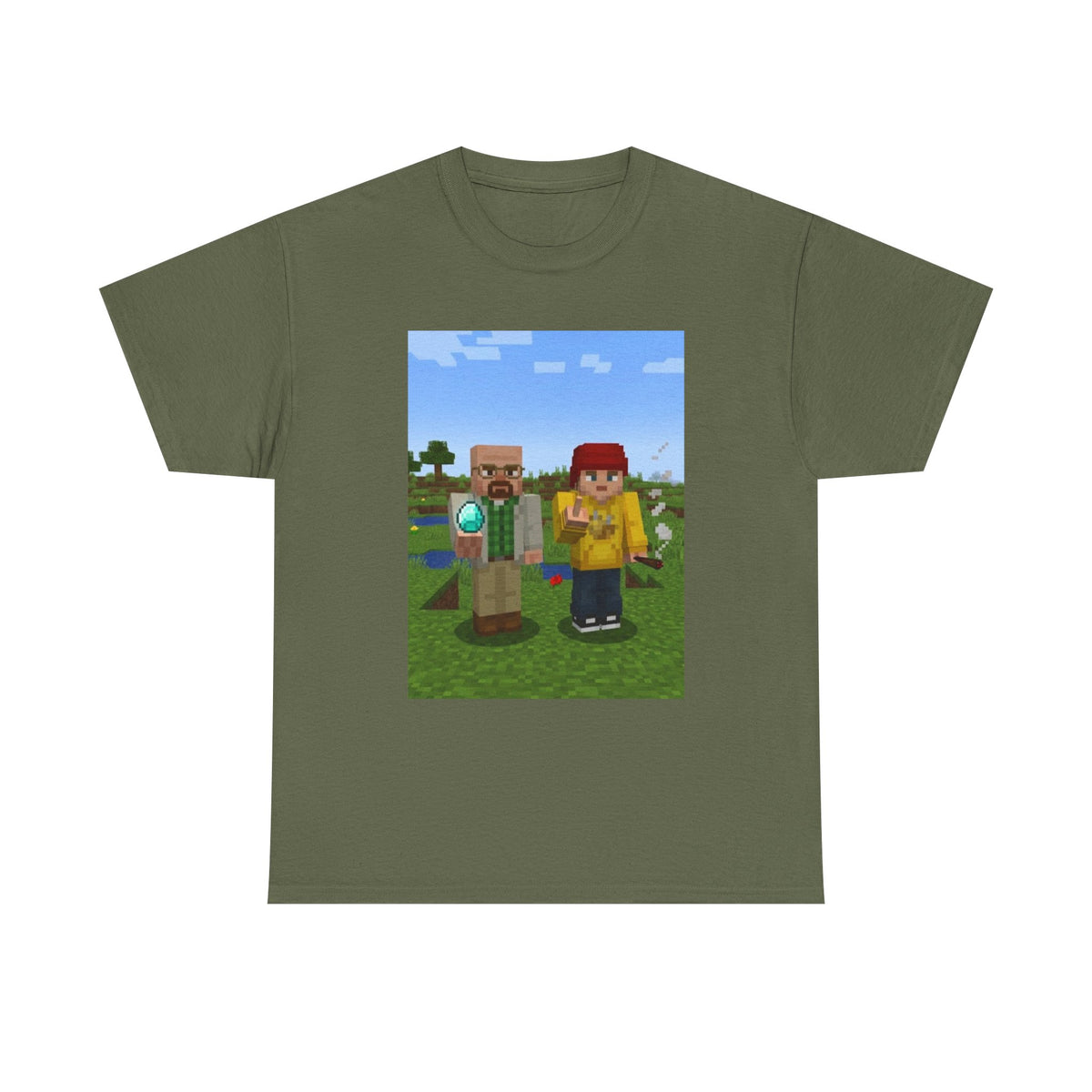 Walter White and Jesse Pinkman Minecraft Tee