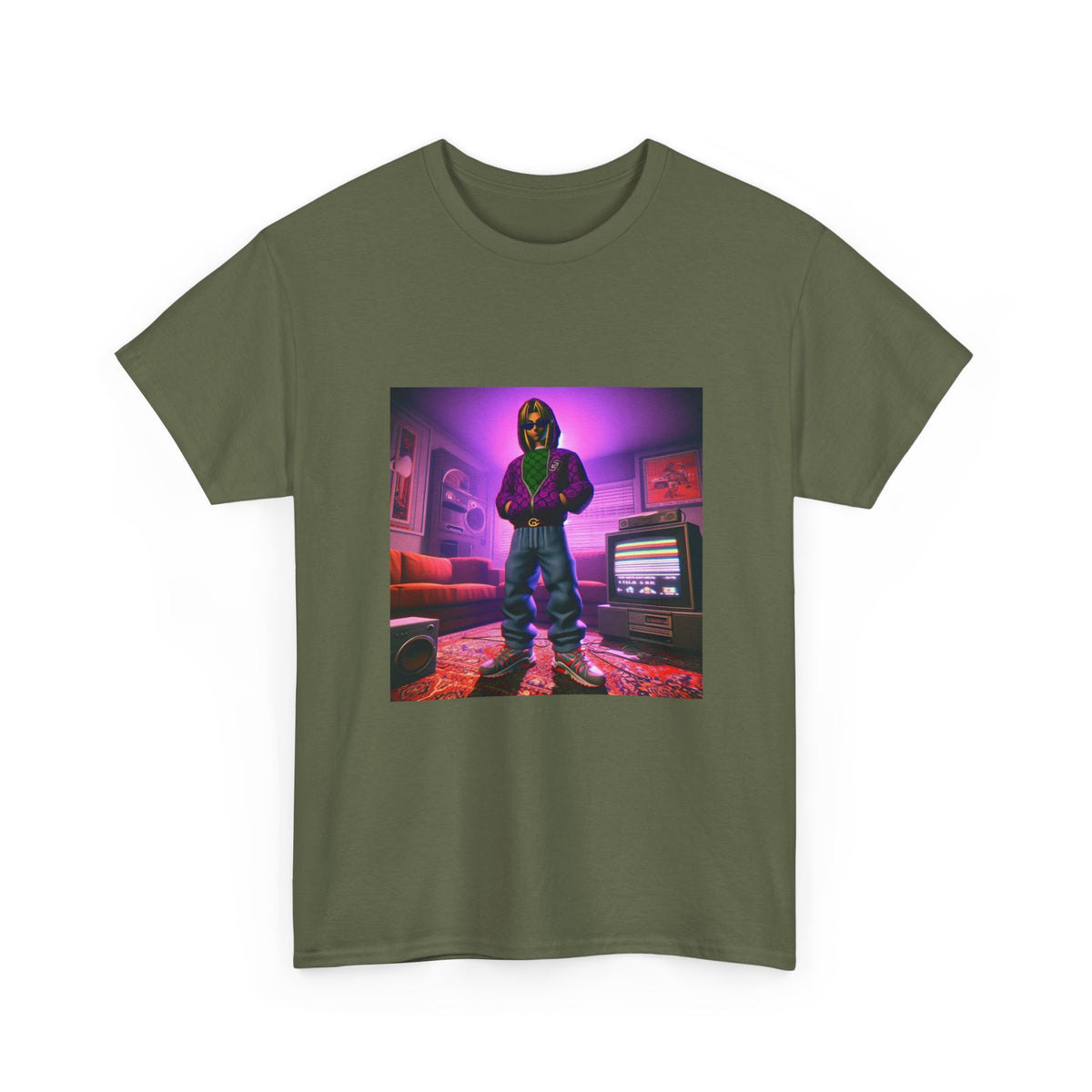 Y2K Style Character Chilling In A Room