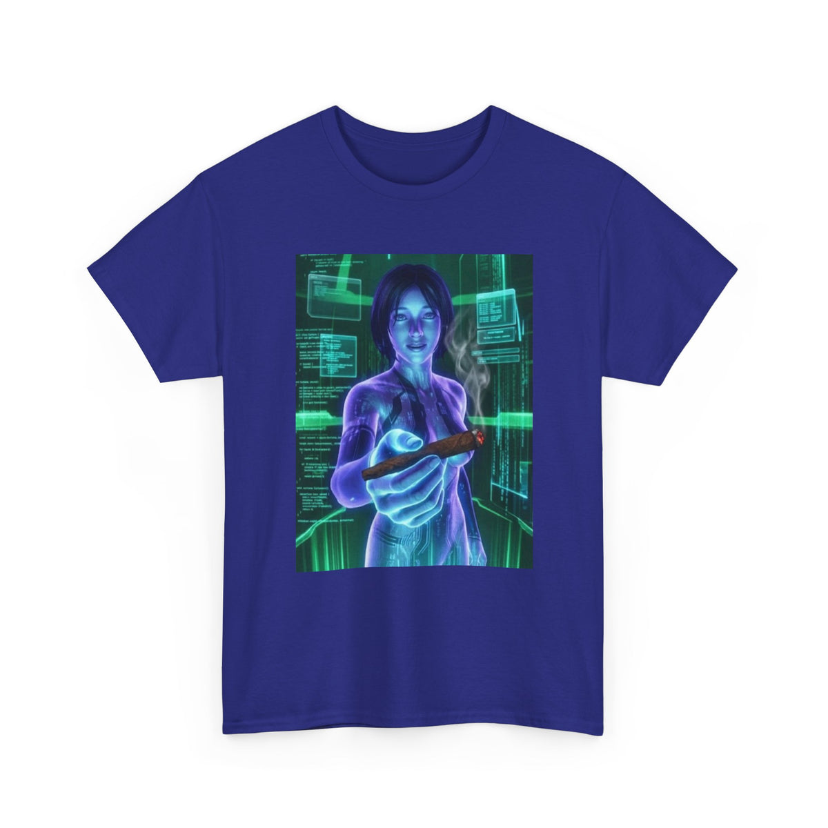 Hologram Goddess Offering You A Blunt