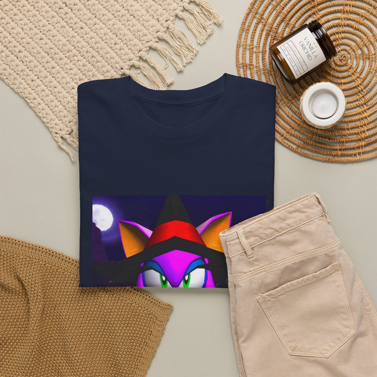 Witchy Sonic Character Giving Middle Finger