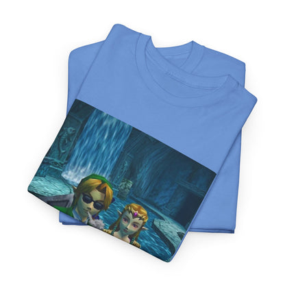 Link and Zelda Chilling and Smoking