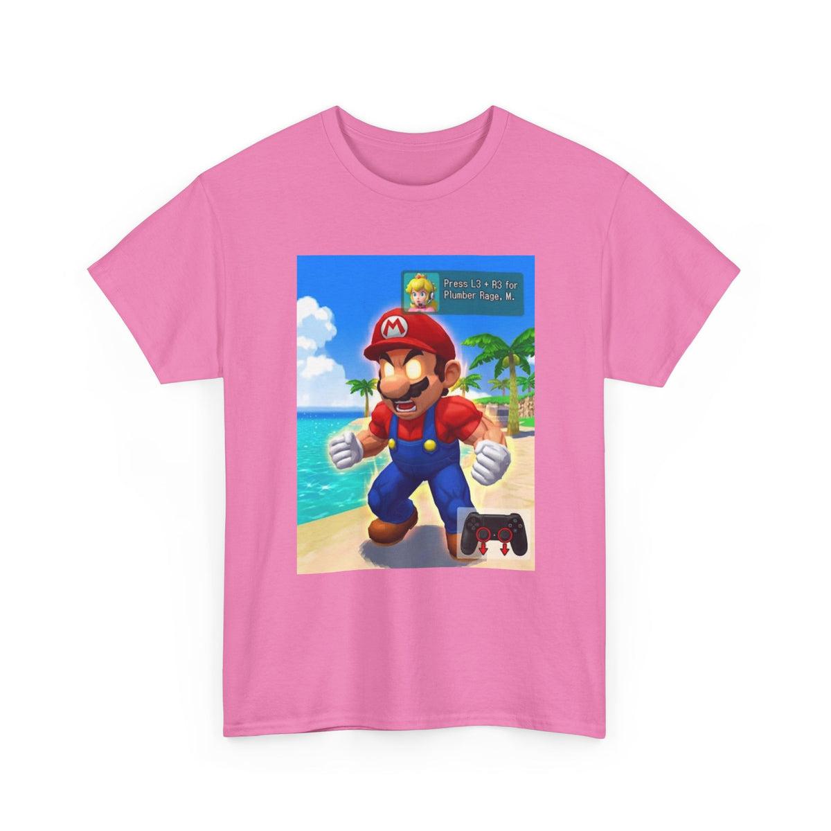 Mario's Plumber Rage Beach Tee