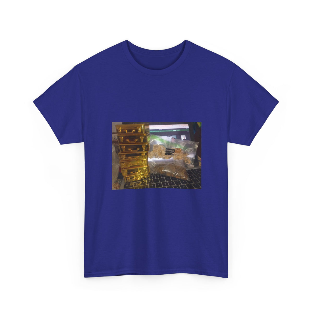 Gold Briefcase Stash Tee