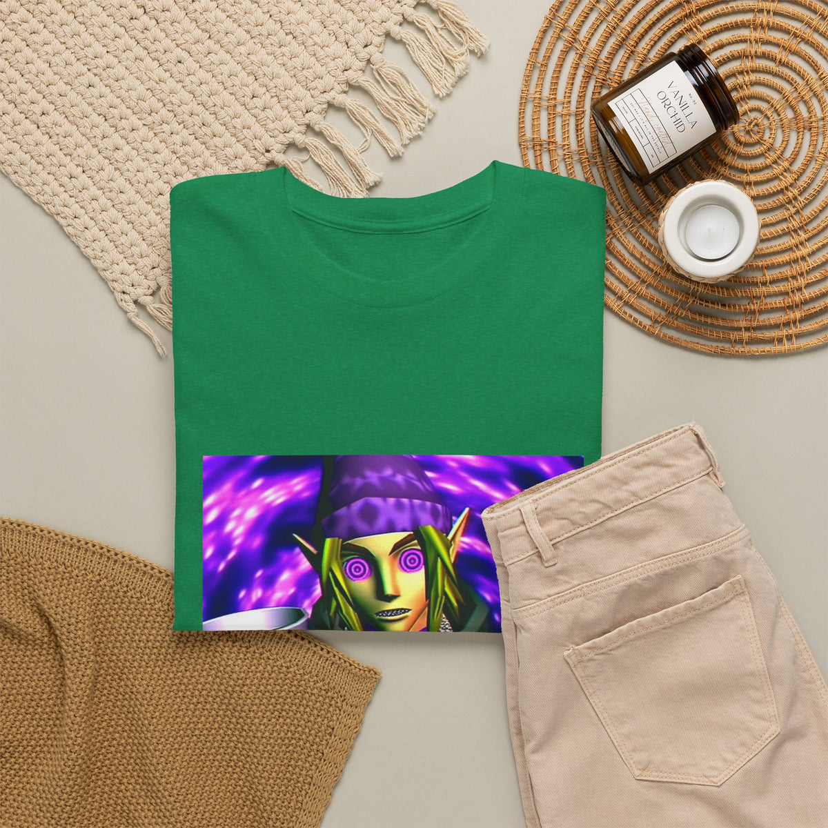 Dripped-Out Elf With Lean Cup
