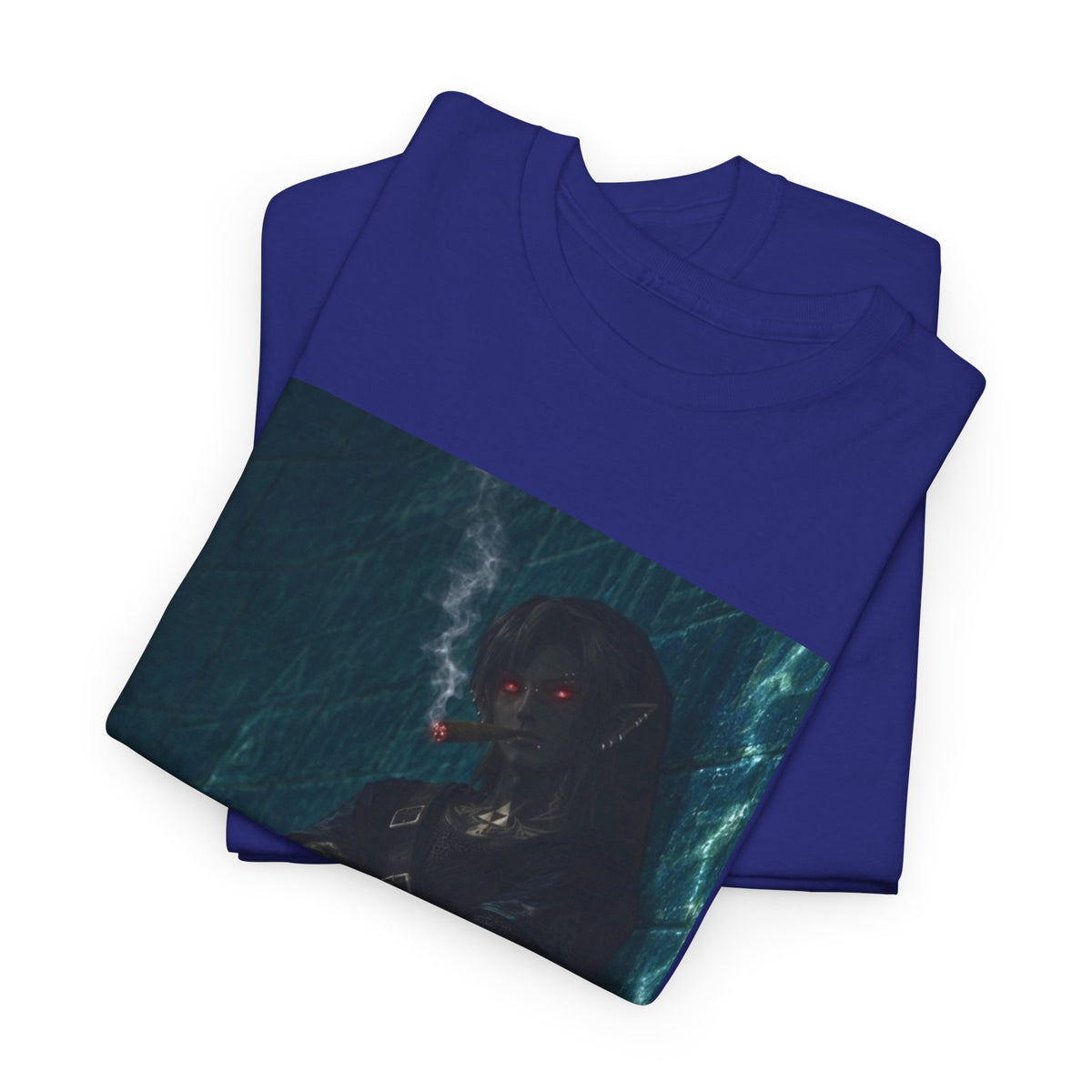 Dark Link Smoking A Lit Cigar Tee
