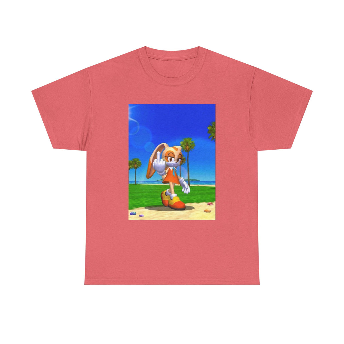 Cream The Rabbit Giving The Finger Tee