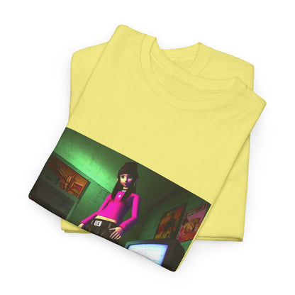 Y2K Vibe Girl In Her Room Tee