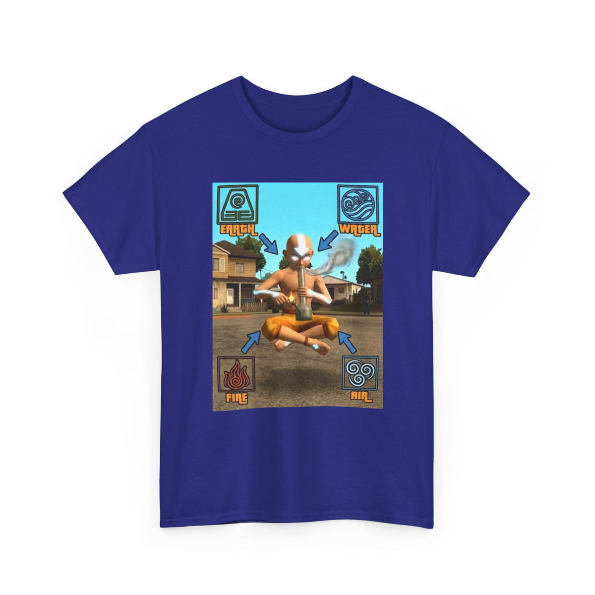 Bender Aang Meditating with Bong Tee
