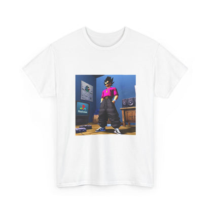 Y2K Vegeta Chilling With PlayStation Tee