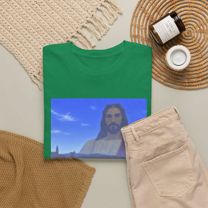 Link Meets Jesus, The Ultimate Question Tee