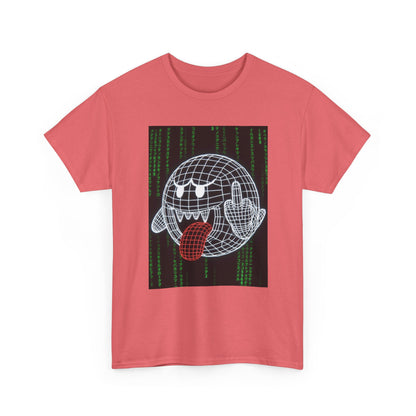 Wireframe Boo Giving The Finger Tee