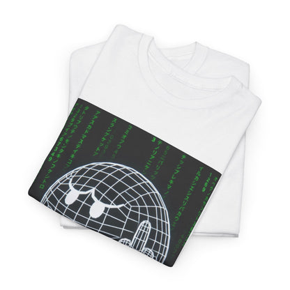 Wireframe Boo Giving The Finger Tee