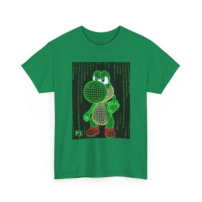 Wireframe Yoshi Flipping The Bird Tee
