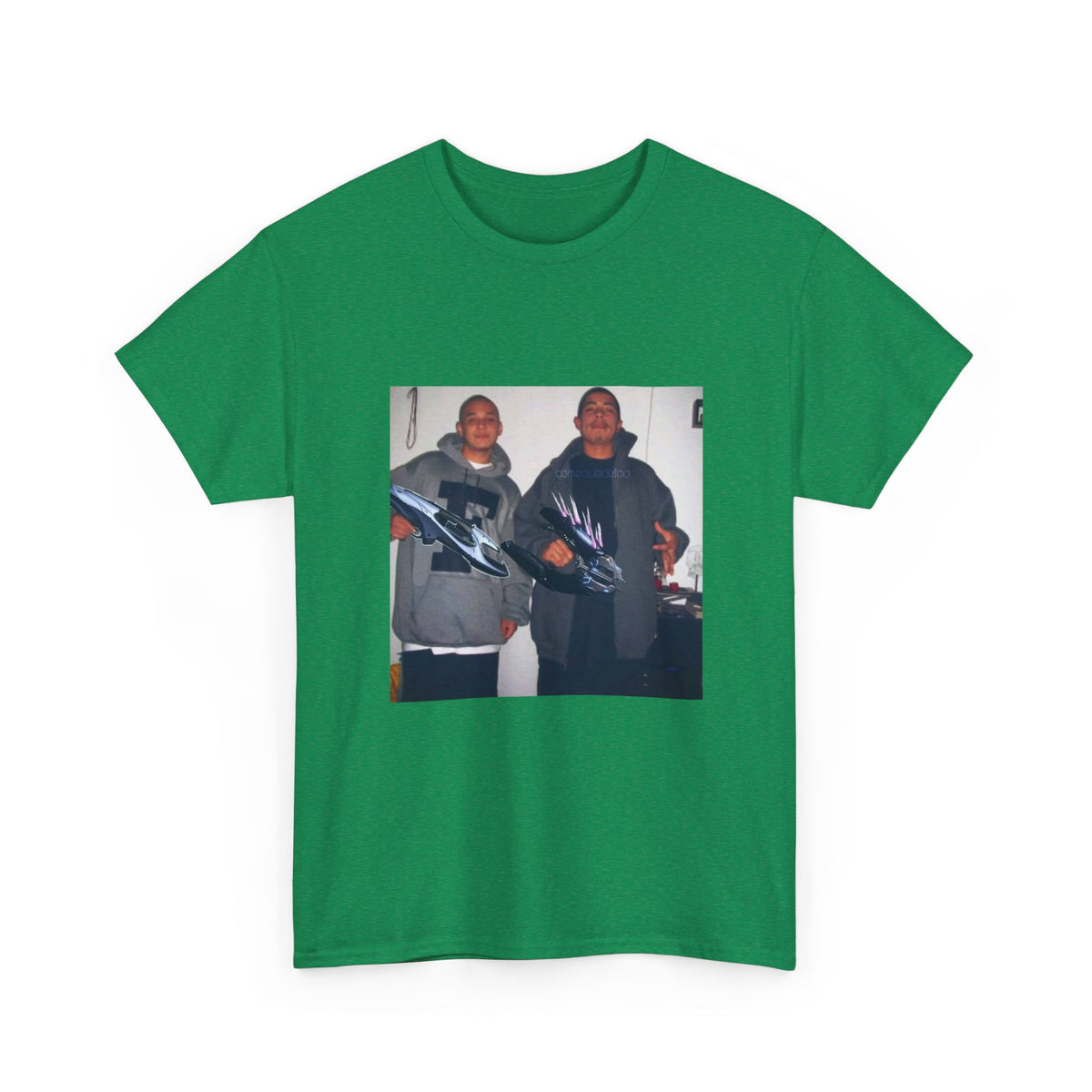 Midnight Leaf Pulse Graphic Tee