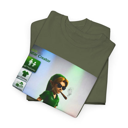Xbox Avatar Link Smoking Blunt Tee