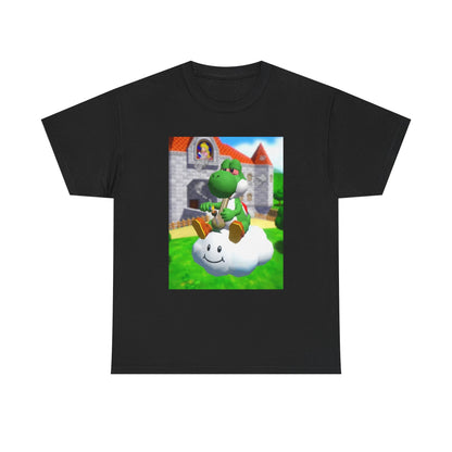 Yoshi Puffing On A Cloud Tee (Design 7)