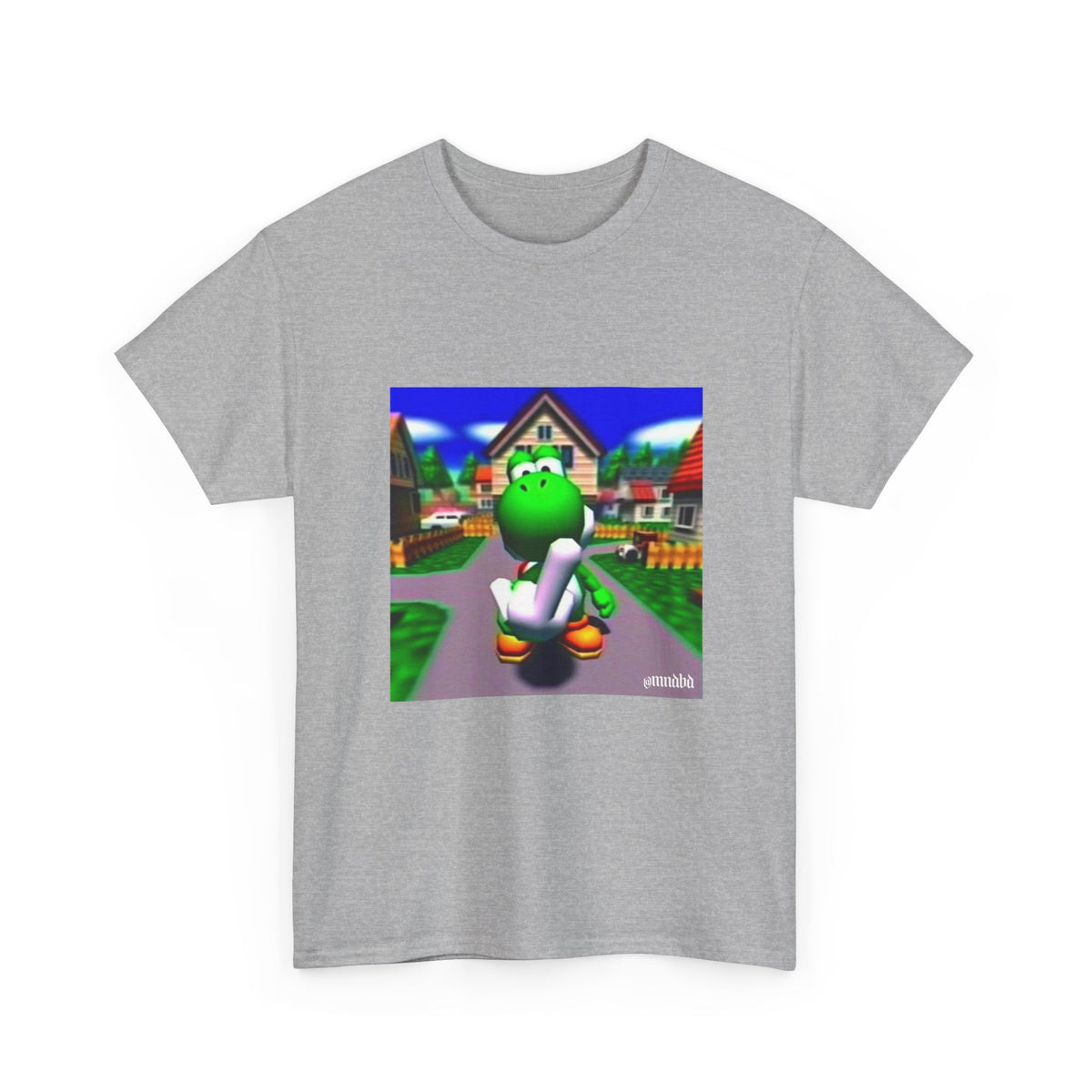 Yoshi Giving The Finger In Neighborhood Tee