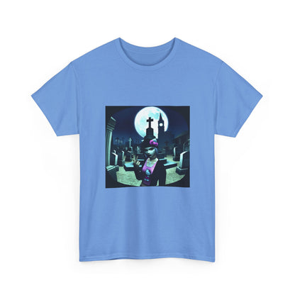 Gothic Hello Kitty Giving Finger Graveyard Tee