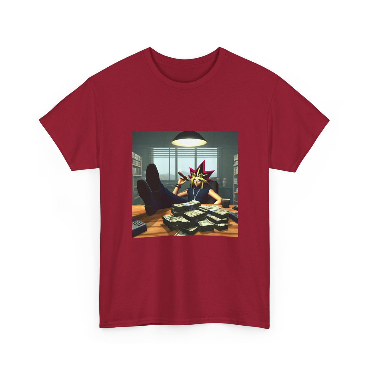 Money Face Grinning On Tee