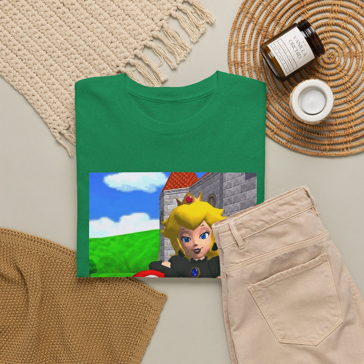 Princess Peach Flipping The Bird Tee