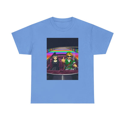 Link And Malon Driving Rainbow Road Tee