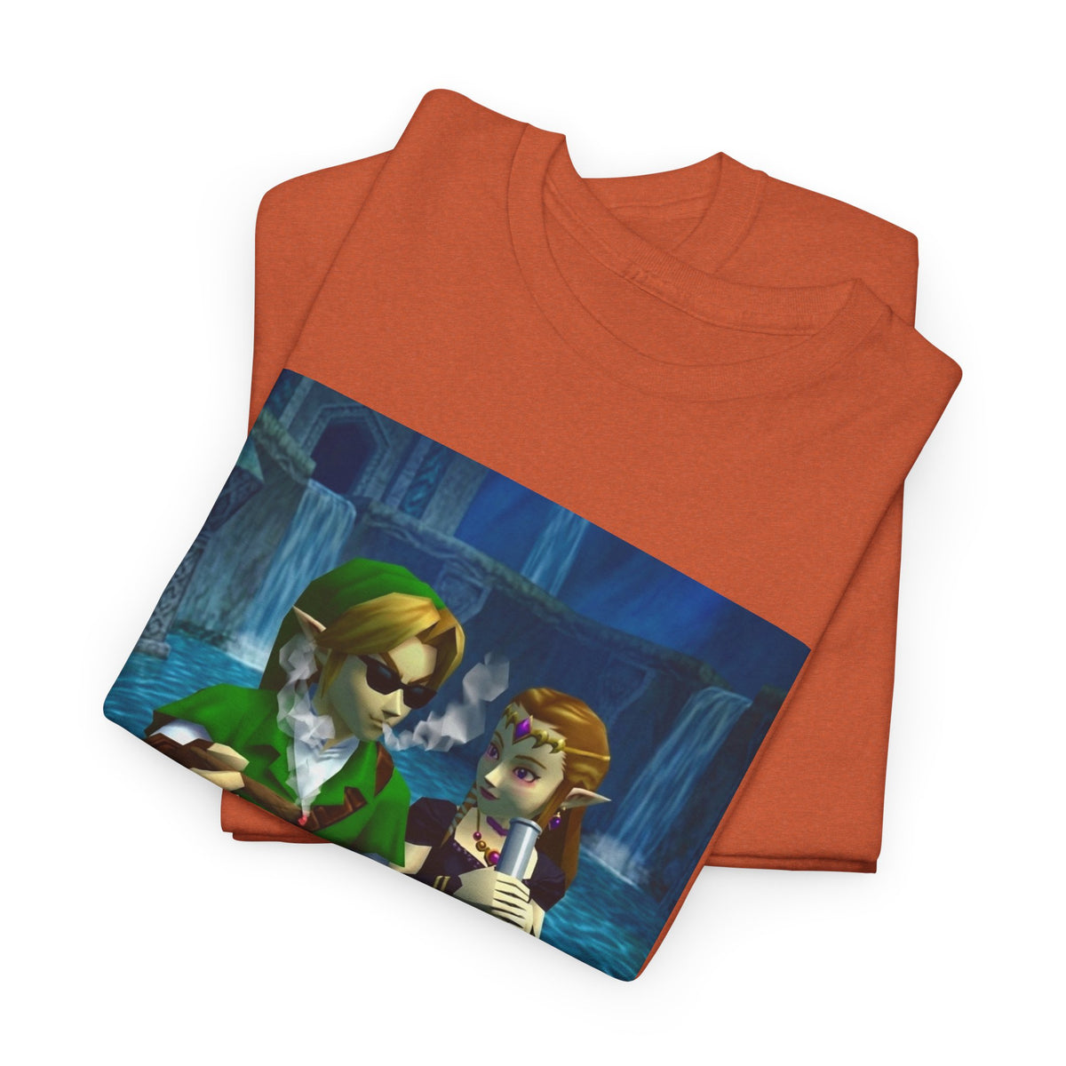 Link And Zelda Chillin' By The Water