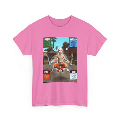 Avatar Aang Element Bending With Bongs Tee