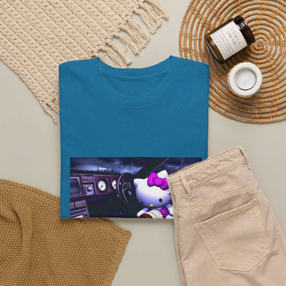 Hello Kitty Pours Lean In Car Tee