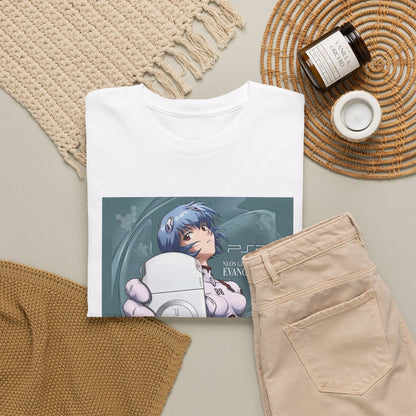 Rei Ayanami Holds PSP Console Tee