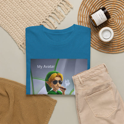 Stoner Link Xbox Avatar Puffing Blunt Tee