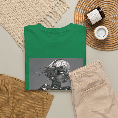 Liquid Chrome Abstract Tee