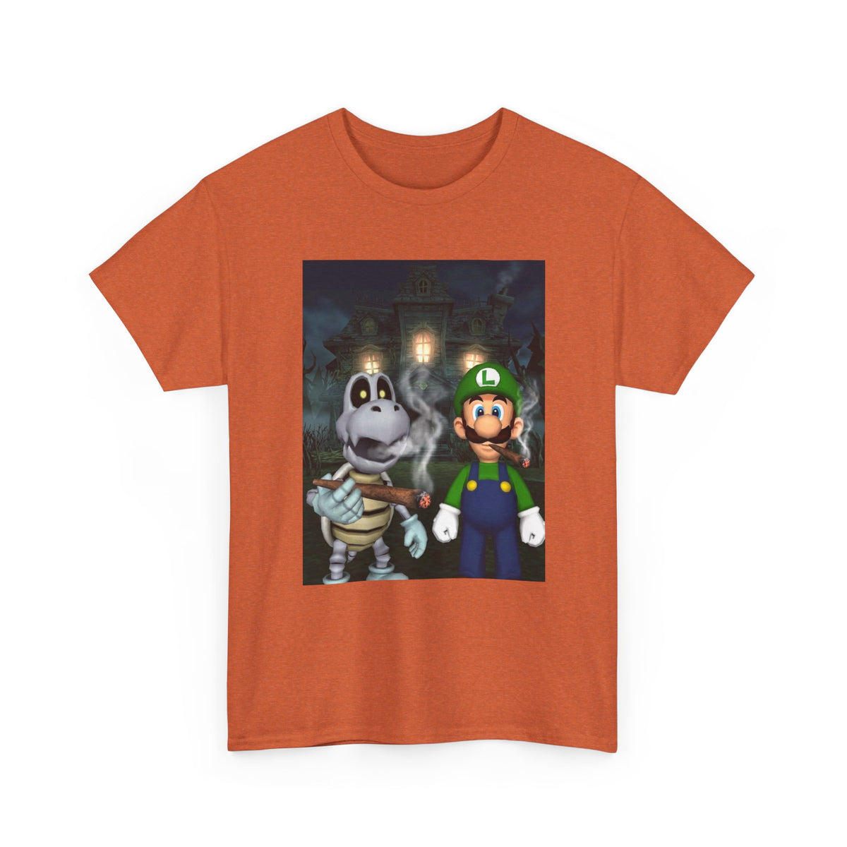 Luigi And Dry Bones Spooky Smoke Session Tee