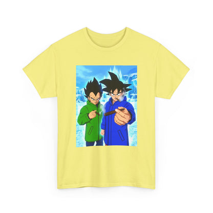 Goku and Vegeta Chilling, Smoking Blunts Tee