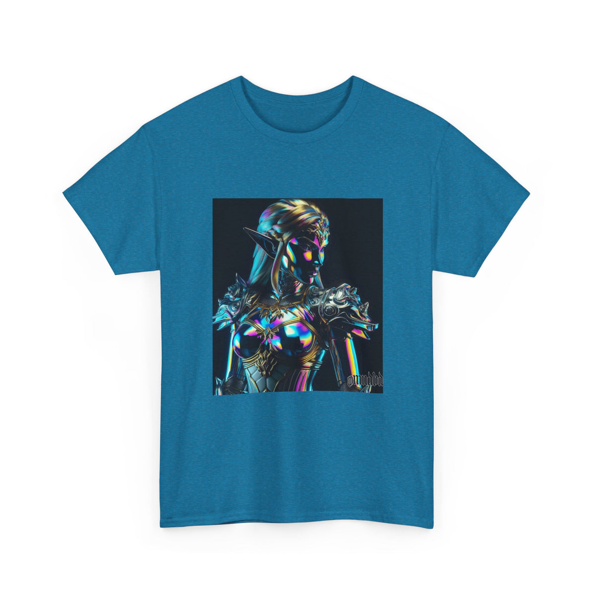 Holographic Elf Princess Chrome Armor Tee