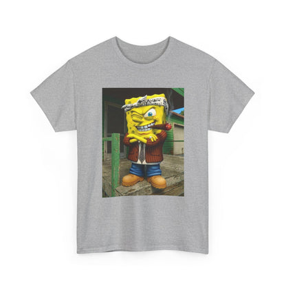 Gangster Sponge Winking and Smoking