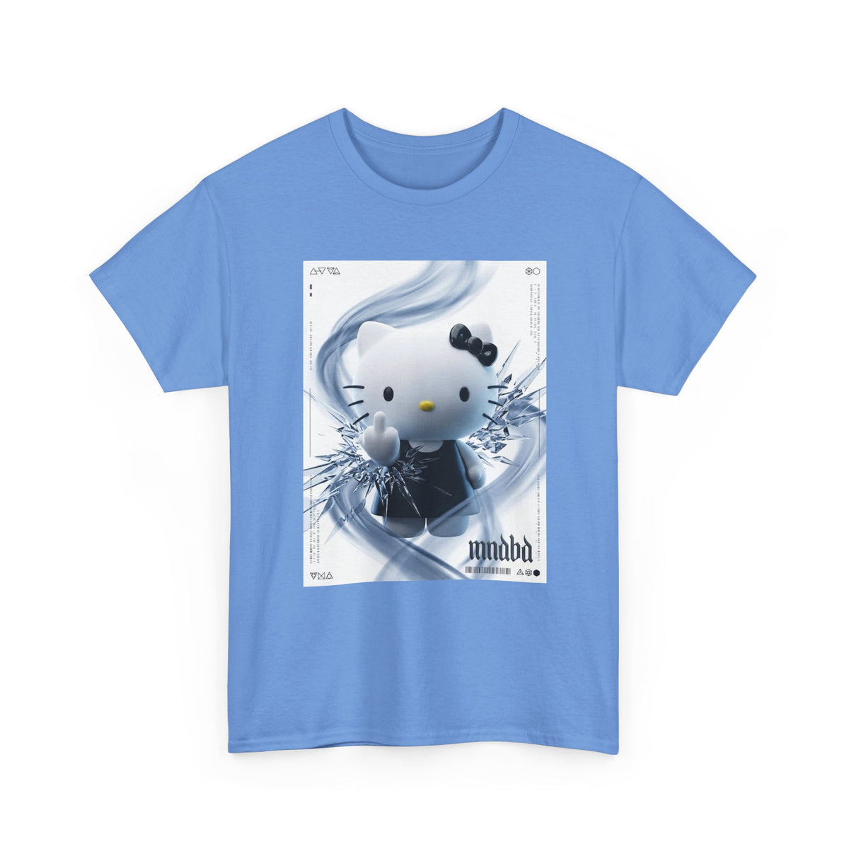 Cute Kitty Flipping The Bird Tee