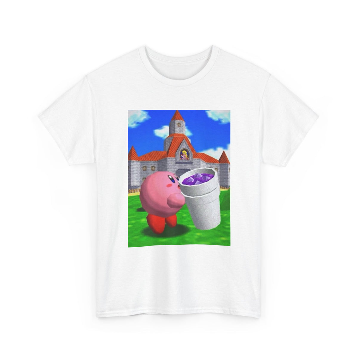 Kirby Sipping Lean At Mushroom Kingdom