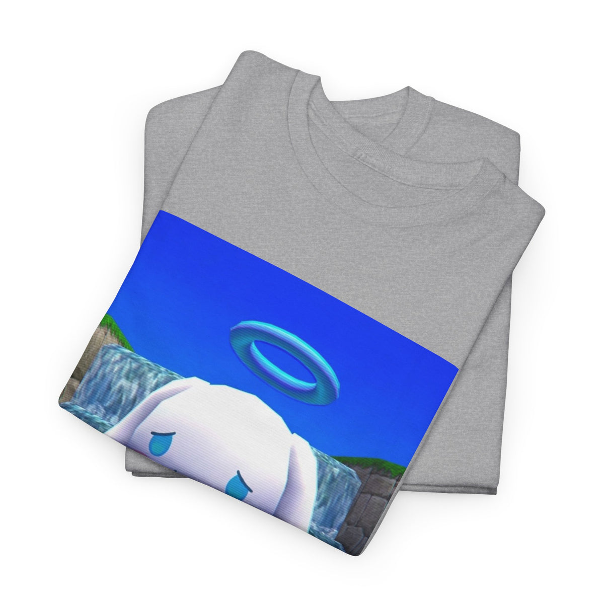 Angel Cinnamoroll Kneeling By Waterfall Tee